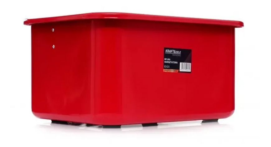 Мийка для деталей 13 л Kraft&Dele KD424 &ndash; 3,5 л/хв, 26 Вт, сталь KD424 фото