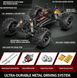 Радіокерована машинка 1:10 4WD HS10421 до 45 км/год, 20 хв, масляні аморти, сервопривід, потужний двигун 9454355454 фото 6