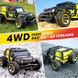 Радиоуправляемая машинка ENOZE 9204E 1:10 4WD внедорожник до 45 км/ч мощная RC авто большие колеса  9454545454 фото 2