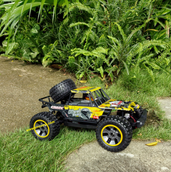 Радиоуправляемая машинка ENOZE 9203E 1:10 4WD, внедорожник на пульте RC до 45 км/ч для бездорожья, мощный двигатель 7554434343 фото