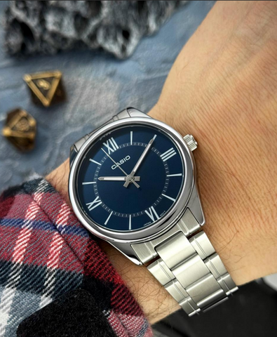 Чоловічий годинник Casio MTP-V005D-2B5 00402000 фото