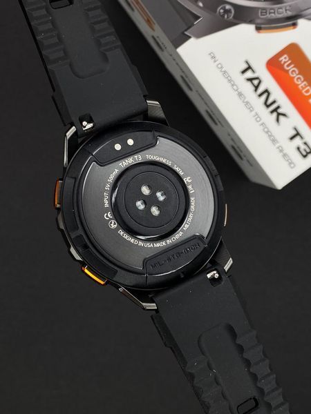 Спортивний Розумний Годинник Kospet TANK T3 Black + Спортивні Режими, Водозахист, Дзвінки т3-0293 фото