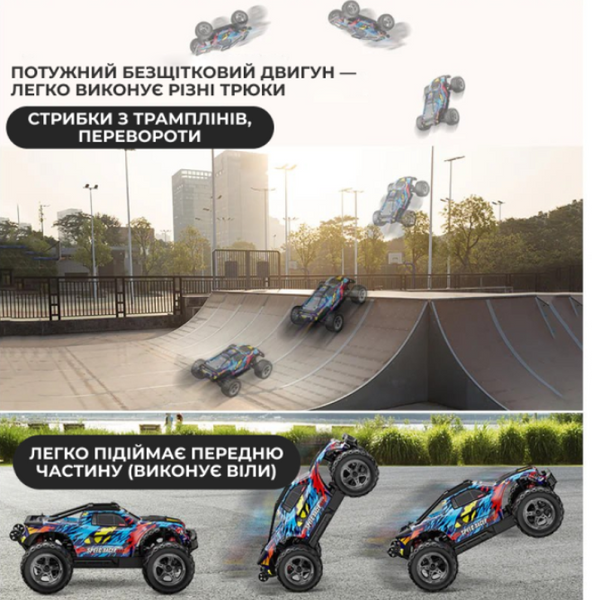 Машинка на радиоуправлении KF10 Brushless 1:10 &ndash; бесщеточный двигатель, 4WD, 20 мин, 50 км/ч. Профессиональная машинка на пульте. 4335778765 фото