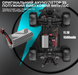 Машинка на радиоуправлении KF10 Brushless 1:10 &ndash; бесщеточный двигатель, 4WD, 20 мин, 50 км/ч. Профессиональная машинка на пульте. 4335778765 фото 7