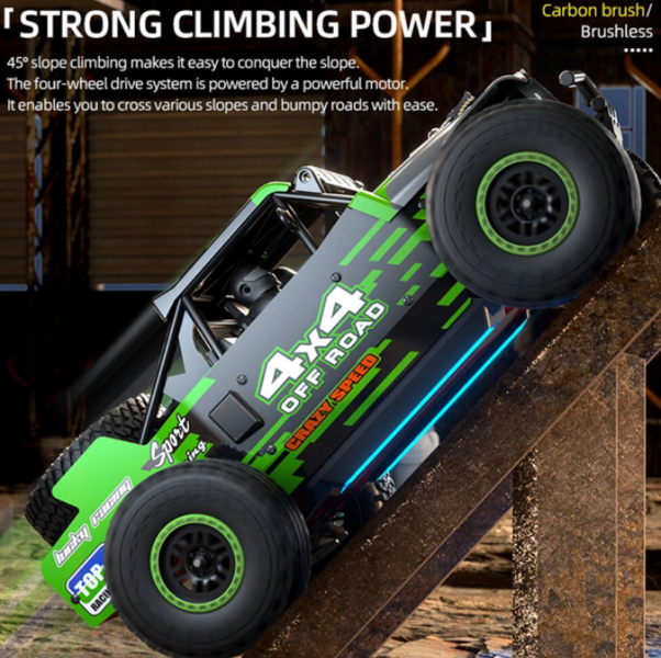 Машинка на радіокеруванні ZLL SG202PRO: 4WD, дріфт, джип, автомобіль 1:20, до 40 км/год, 2.4G, металевий 5645656 фото