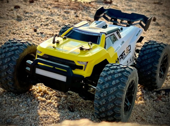 Радиоуправляемая машинка MJX 14207 1:14 4WD до 55 км/ч, до 20мин, бесколлекторный внедорожник RC машинка, металлическая подвеска, масляные аморты, LED-подсветка  9453252 фото