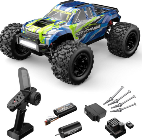 Радіокерована машинка MJX 14208 1:14 4WD до 50 км/год, безщітковий RC позашляховик, металева підвіска, акумулятор 85545454 фото