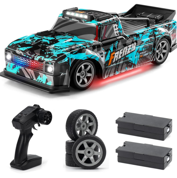 Радіокерований Дрифт-монстр SJY S923 (4WD): машинка із 2ма акумуляторами та LED-підсвіткою 54435434 фото