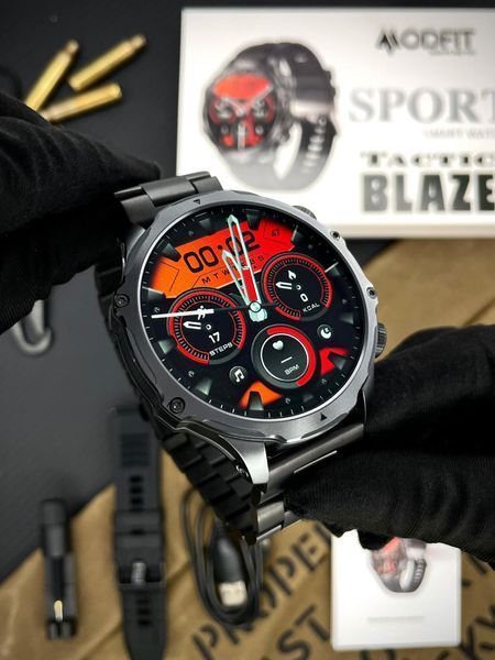 Розумний годинник Modfit Tactic Blaze Black Steel МT0322 фото