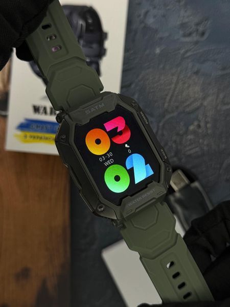Розумний годинник Modfit Warrior Army Green MW0201 фото