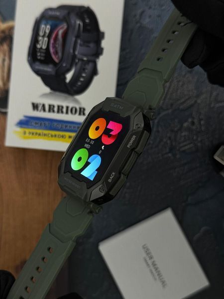 Розумний годинник Modfit Warrior Army Green MW0201 фото