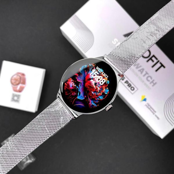 Смарт-часы Modfit Business Pro Silver Mesh &mdash; Безупречный стиль для делового человека MB0335 фото