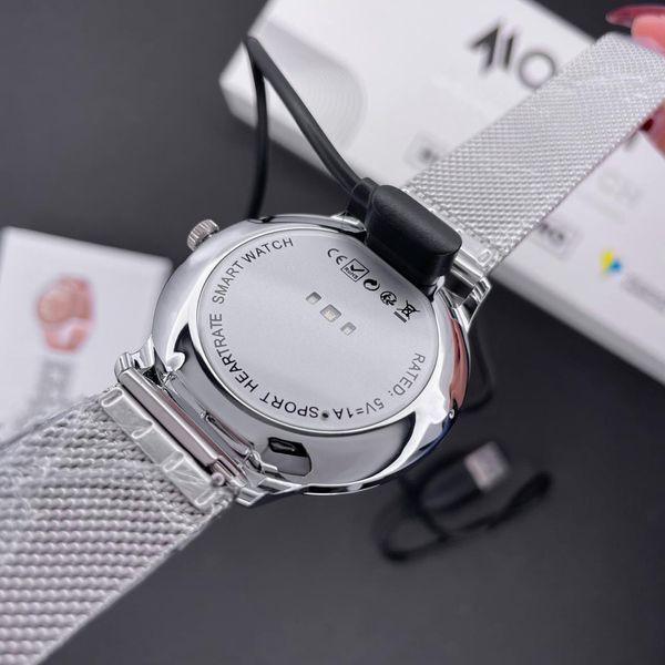 Смарт-часы Modfit Business Pro Silver Mesh &mdash; Безупречный стиль для делового человека MB0335 фото