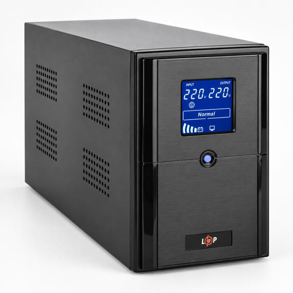 ИБП LogicPower LPM-UL825VA 825VA/577W, 1x9Ah, AVR, LCD, 2 евророзетки, USB 4981 фото