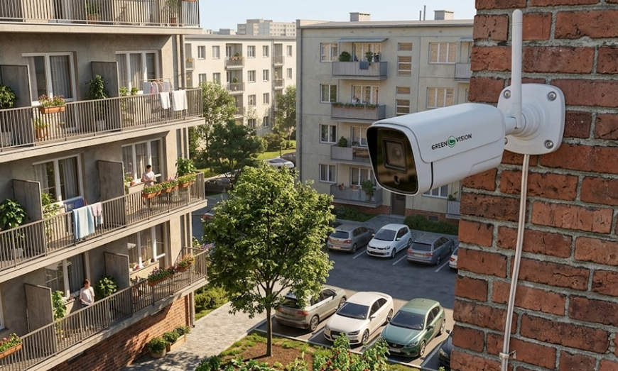 Зовнішня WI-FI камера GreenVision GV-204-IP-FM-COA50-20 5MP SD (Lite). Потужна камера для дому та офісу 36138 фото