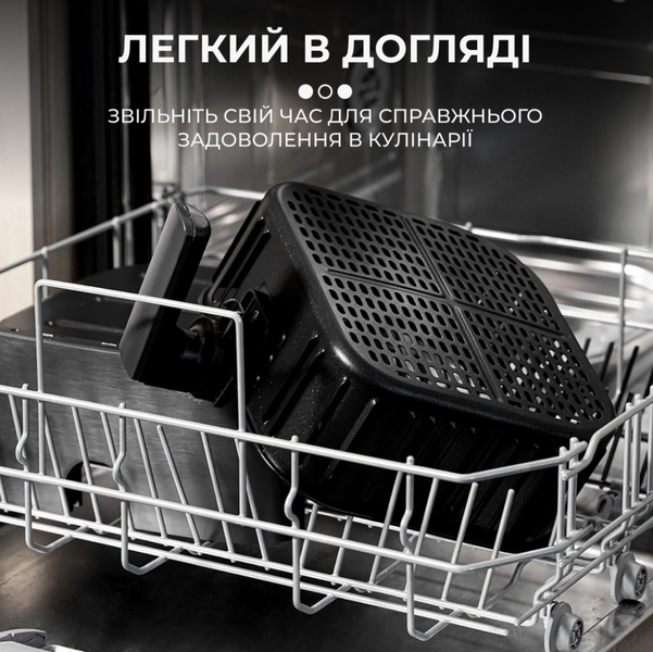 Аэрогриль-фритюрница SK10008 на 10 л, сенсорно-механическая, чёрная SK10008 фото