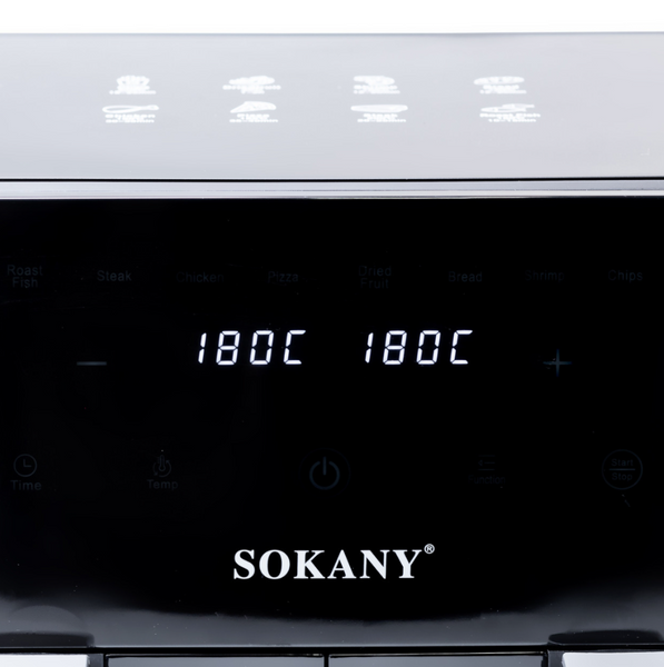 Аэрогриль-фритюрница SOKANY SK-10005 на 10 л, сенсорная SK10005 фото