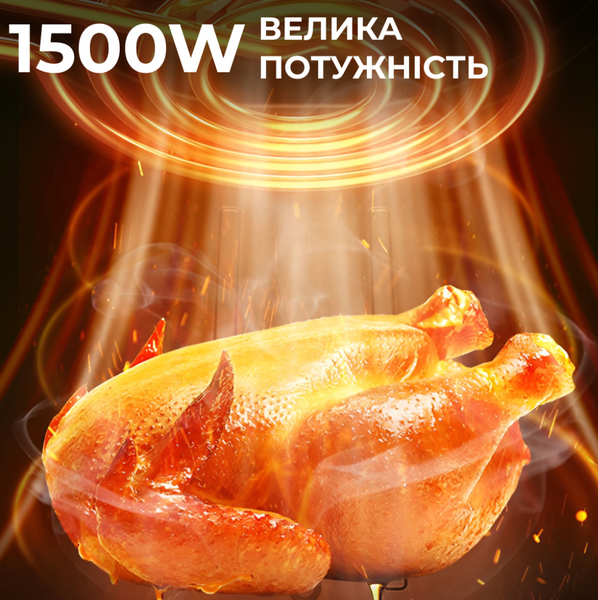 Аерогриль-фритюрниця SOKANY SK-3010 на 5 літрів, білий SK3010 фото