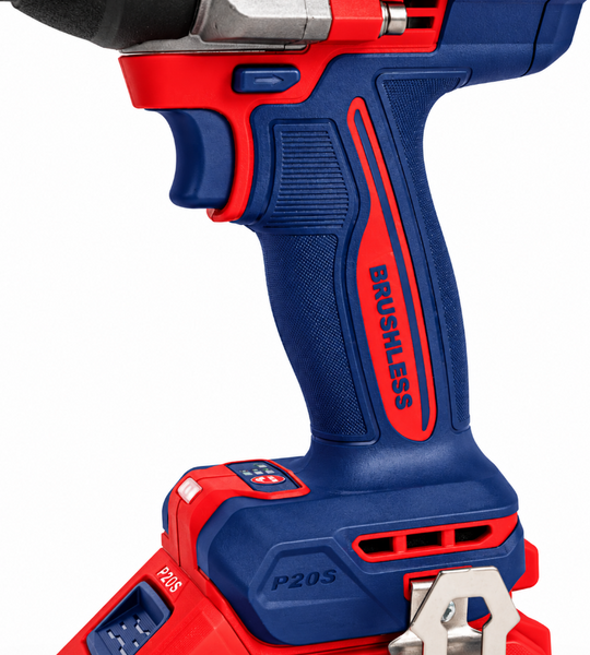Аккумуляторный ударный гайковерт EMTOP ECIWL2085 20 В, 1000 Нм, 1/2", 2&times;4 Ач, бесщеточный ECIWL2085 фото