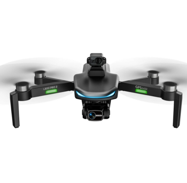 Квадрокоптер дрон із камерою LYZRC L800 PRO 3-осьовий підвіс 4K HD, GPS, до 1200 м, 60м. польоту 5435676 фото