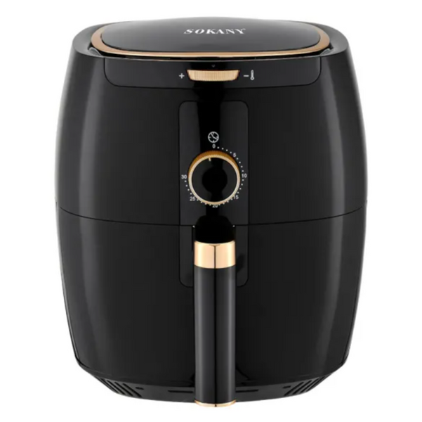 Аэрогриль-фритюрница SOKANY SK-8027 на 6,5 л с терморегулятором, чёрная SK8027 фото