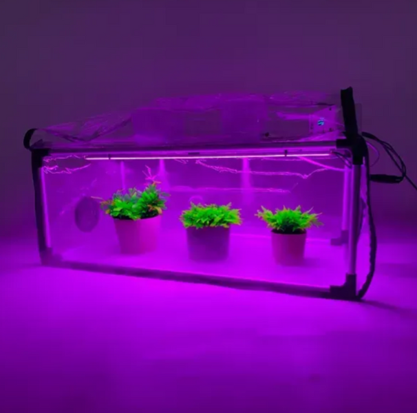 Greencap Bicolor &mdash; Автоматический проращиватель для растений и рассады с увлажнителем и фитолампами G1508 фото