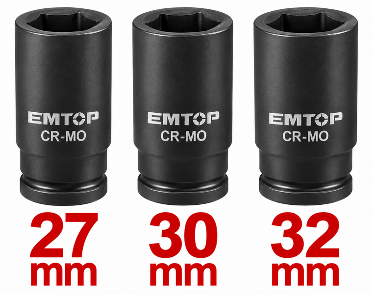 Аккумуляторный ударный гайковерт EMTOP ECIWL20135 20 В, 1900 Нм, 3/4", 2&times;5 Ач, бесщеточный ECIWL20135 фото