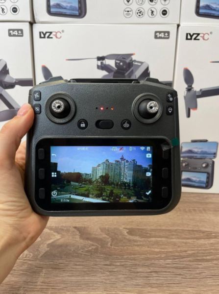 Квадрокоптер-дрон L600-2 PRO MAX 4K (3 оси) с экраном &ndash; профессиональный квадрокоптер с камерой, дальность 3000 метров, время полета до 30 минут. 435746565 фото