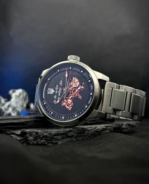 Класичний чоловічий годинник Awarder 058 Де би не був Silver-Black Steel, водонепроникний, японський механізм 21130606 фото