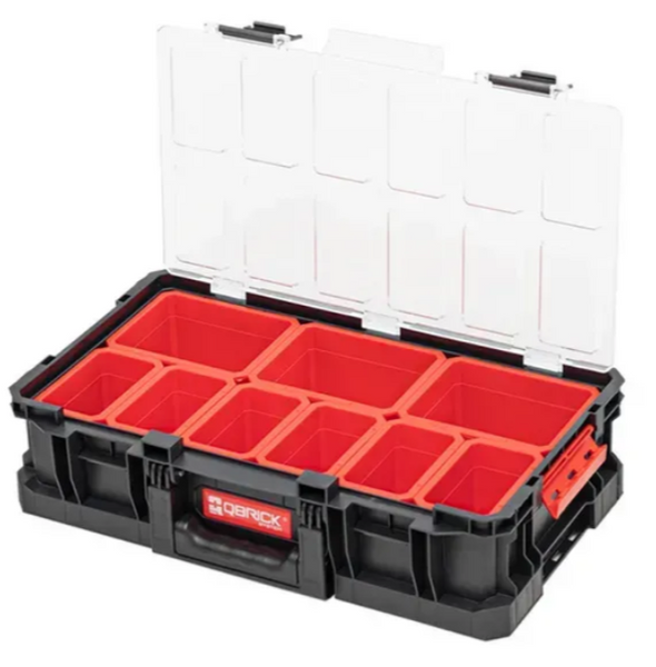 Набір ящиків для інструментів Qbrick System TWO Set Alu Vario &mdash; 3в1: візок + ящик + органайзер, металеві замки, модульна система Z259800AZ001 фото