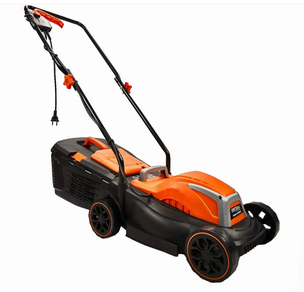 Электрическая газонокосилка KRAFT&DELE KD5360, 2400 Вт.  Самоходная, мощная косилка для дома и дачи с регулировкой высоты среза до 60 мм и травосборником 25 л KD5360 фото