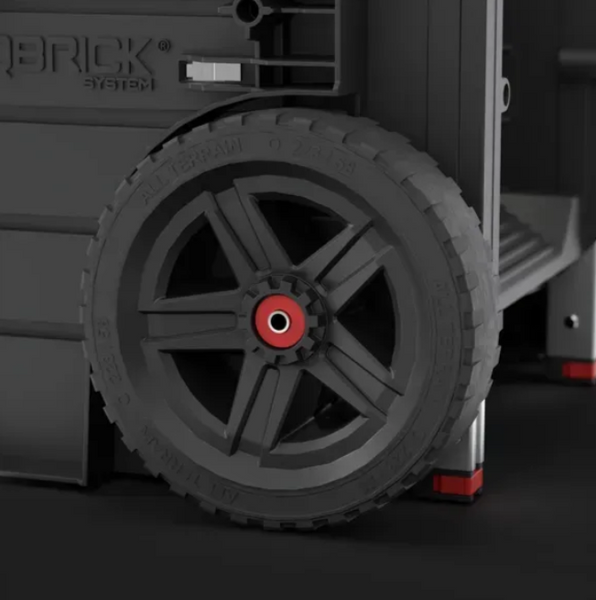 Ящик для инструментов на колесах Qbrick System PRO Cart 2.0 Plus Drawer 3 &mdash; 3 выдвижные ящика, телескопическая ручка SKRWQCP2PD3CZAPG001 фото