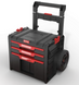 Ящик для инструментов на колесах Qbrick System PRO Cart 2.0 Plus Drawer 3 &mdash; 3 выдвижные ящика, телескопическая ручка SKRWQCP2PD3CZAPG001 фото 1