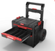 Ящик для инструментов на колесах Qbrick System PRO Cart 2.0 Plus Drawer 3 &mdash; 3 выдвижные ящика, телескопическая ручка SKRWQCP2PD3CZAPG001 фото 4