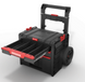 Ящик для инструментов на колесах Qbrick System PRO Cart 2.0 Plus Drawer 3 &mdash; 3 выдвижные ящика, телескопическая ручка SKRWQCP2PD3CZAPG001 фото 3