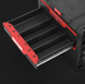 Ящик для инструментов на колесах Qbrick System PRO Cart 2.0 Plus Drawer 3 &mdash; 3 выдвижные ящика, телескопическая ручка SKRWQCP2PD3CZAPG001 фото 9