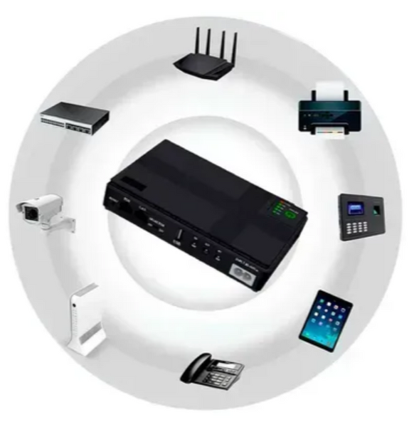 Портативный Mini UPS 5/9/12V с USB &mdash; Мобильный интернет для дома и офиса ONU1314 фото