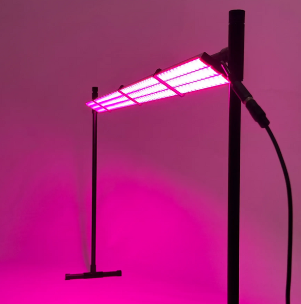 Потужний 38 Вт LED Фіто-Світильник біколор спектру ML38 Violet для вирощування рослин, розсади, квітів на регульованій стійці ML38H фото