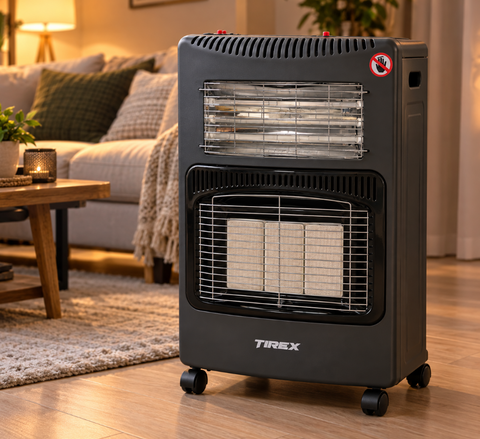Газово-электрический обогреватель TIREX TRAPG180D 4,2 кВт/1500 Вт, кварцевый TRAPG180D фото