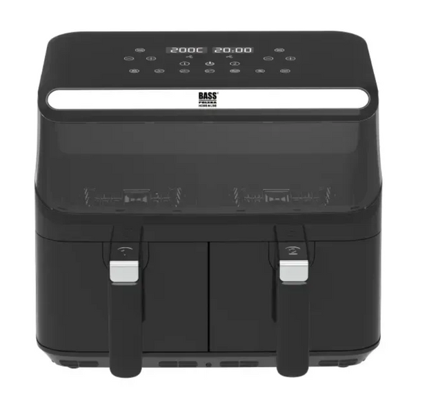 Мультипіч аерофритюрниця 8,5 л подвійна BASS POLSKA BH 10890 з сенсорною панеллю LED-дисплеєм та двома незалежними камерами BH 10890 фото