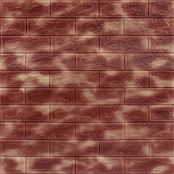 3D панель-самоклейка Мармур коричневий з золотом 70&times;77см, швидка реставрація ванної та кухні без пилу, шуму та винесення сміття SW-00000637 фото