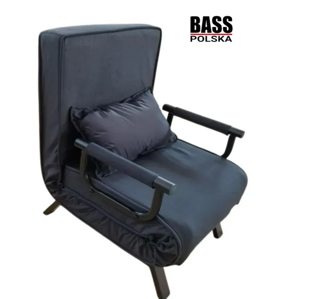 Розкладне крісло-ліжко одномісне Bass Polska BH30041  (140кг) &mdash; крісло та спальне місце у форматі 2-в-1 BH 30041 фото