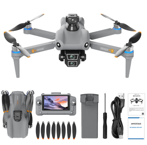 Квадрокоптер дрон LYZRC L300 AIR MAX, RC пульт сенсорний дисплей, GPS 3000 м. 25 хв.  76787978787 фото