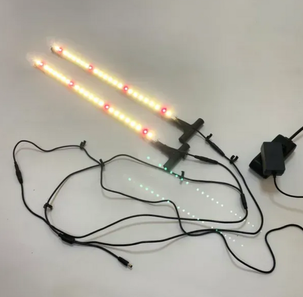 Многоярусная подставка для цветов Barva Metalight с подсветкой LED фитолампами полного спектра, металлическая с подвесом для горшков и кашпо BarvaMeta фото