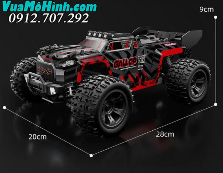 Машинка на пульті 18108 PRO 1:18 позашляховик 4WD, 50 км/год повний привід, 25 хв, безколекторний двигун, LED світло 34567-lh 18108 pro фото