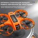 Квадрокоптер AE S156 с камерой 2K, дрон с экраном на пульте 12.5 см, FPV, до 20 мин полета, бесколлекторные моторы. 4535354 фото 3