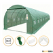 Усиленная теплица LEOBRO 30м&sup2; Green &mdash; СТАЛЬНОЙ КАРКАС. Армированная пленка UV-4: Выстоит в бурю! Защита от града и насекомых LB-G126-GRN фото 1