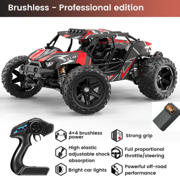 Быстрая машинка на радиоуправлении до 70 км/ч, 20мин, HS14431 4WD внедорожник Brushless с бесколлекторным двигателем 96545454 фото